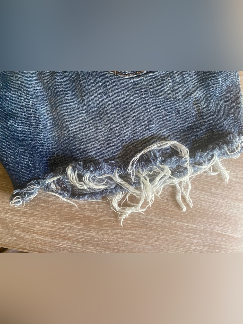 NEW✨HOLLISTER ULTRA LOW RISE DISTRESSED DENIM SHORTS - Picture 8 of 13